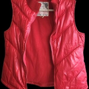 Red Quilted Vest